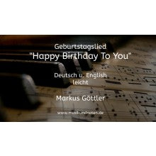 Klaviernoten - Happy Birthday to You